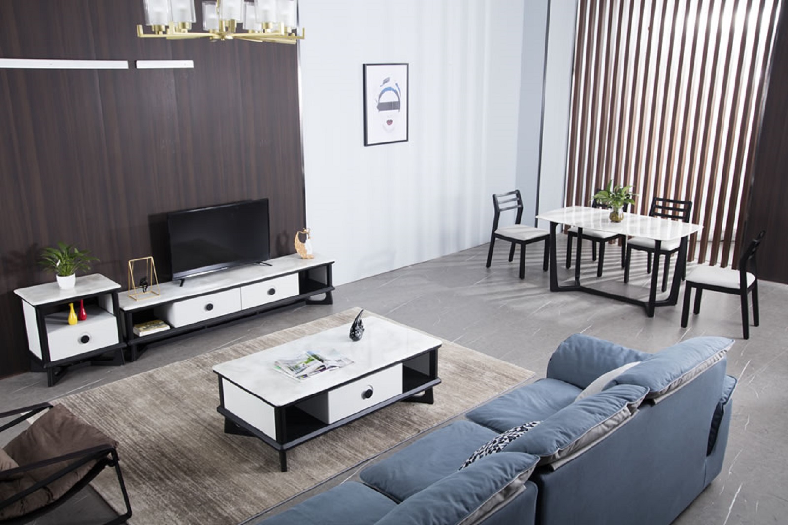 客廳五金(jīn)茶幾—黃(huáng)金(jīn)配角，茶幾的(de)選擇